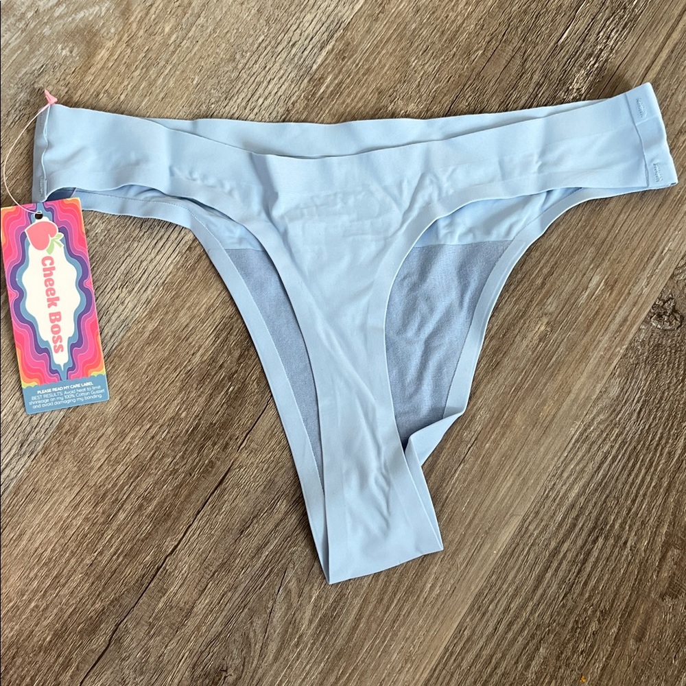 Cheek Boss | Blue Thong Underwear